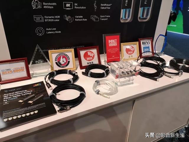 引领8K高清时代，长飞FIBBR携8K HDMI光纤线闪亮 CES 2020展